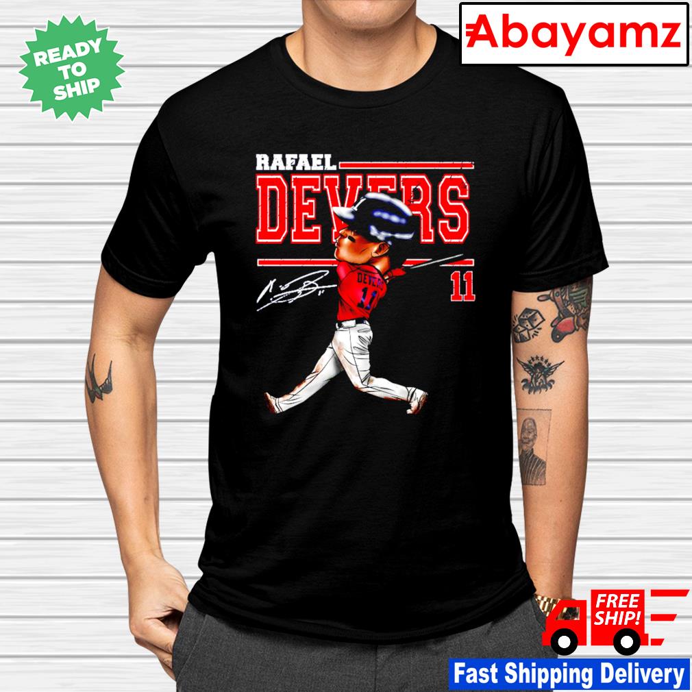 Boston Red Sox Rafael Devers Cartoon Signature Shirt, hoodie