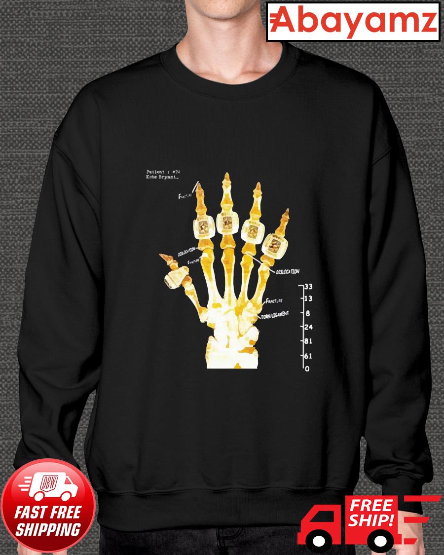 Skeleton Hands Patient Kobe Bryant t-shirt, hoodie, sweater, long sleeve  and tank top