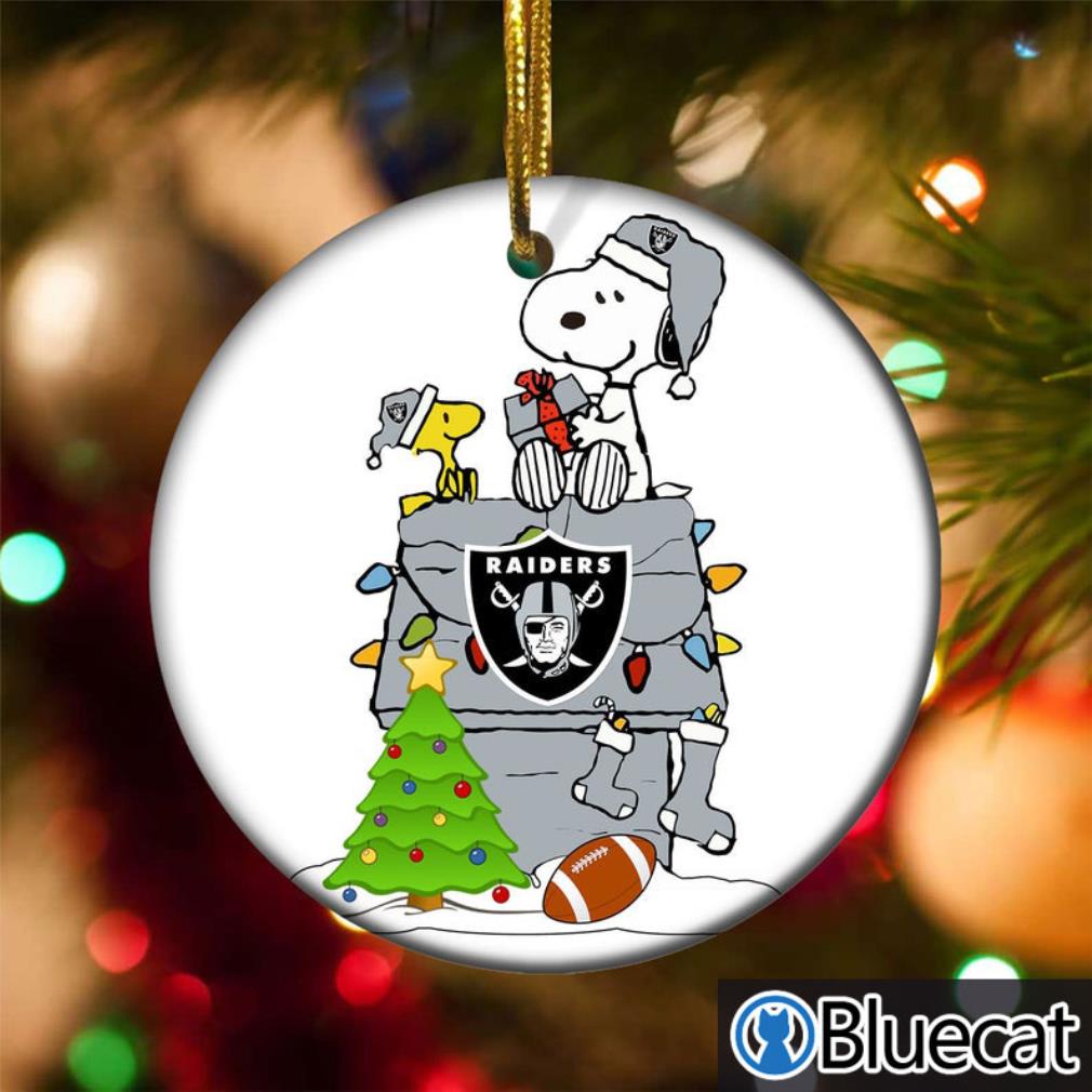 Snoopy Las Vegas Raiders NFL Christmas 2021 Ornament, hoodie, sweater, long  sleeve and tank top