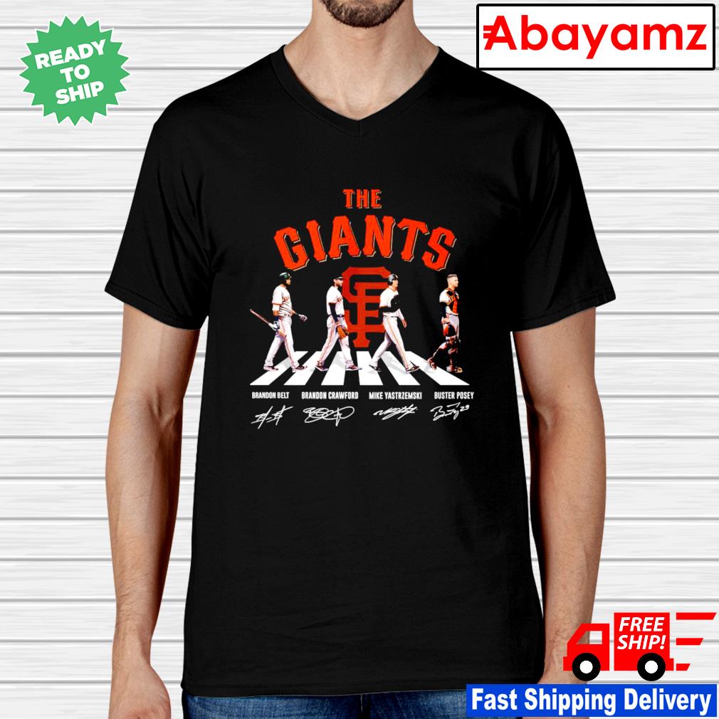 The Giants Abbey Road Signature Shirt San Francisco Giants