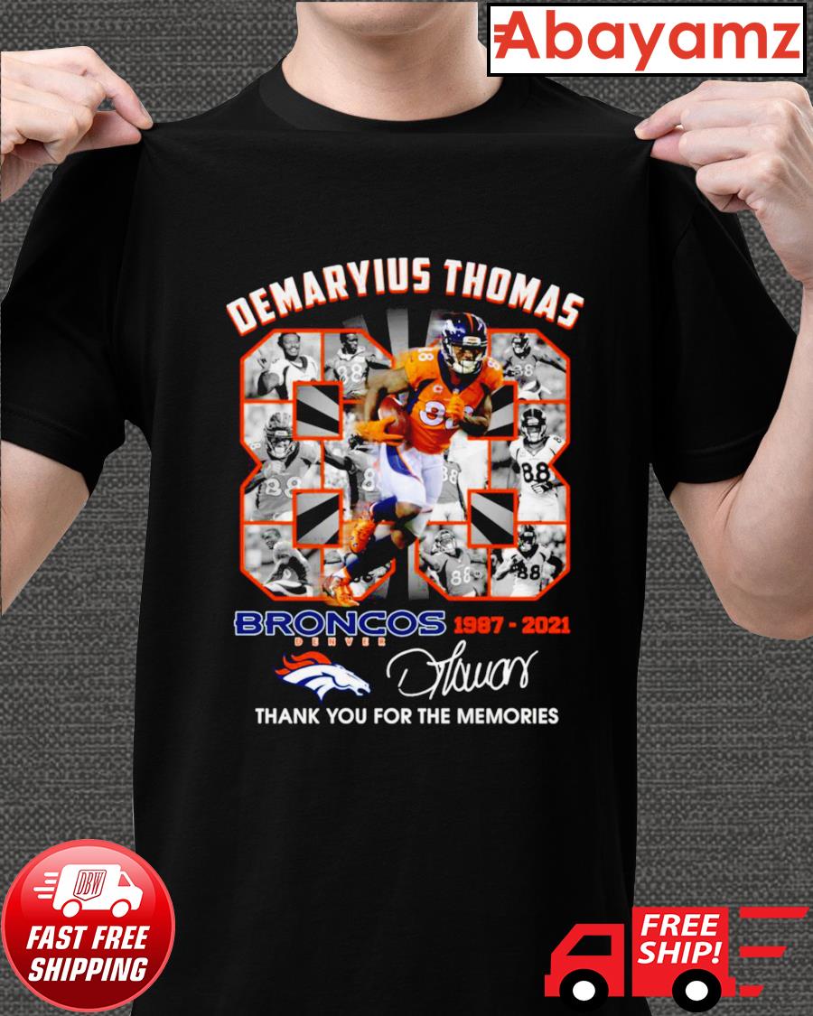 88 Demaryius Thomas Denver Broncos 1987-2021 thank you for the