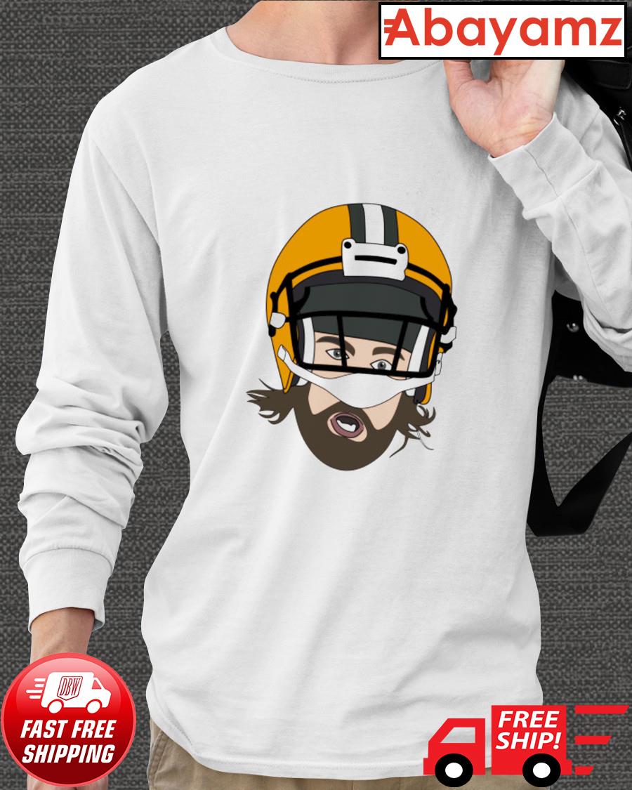 Aaron Rodgers Face Green shirt, hoodie, sweater and long sleeve