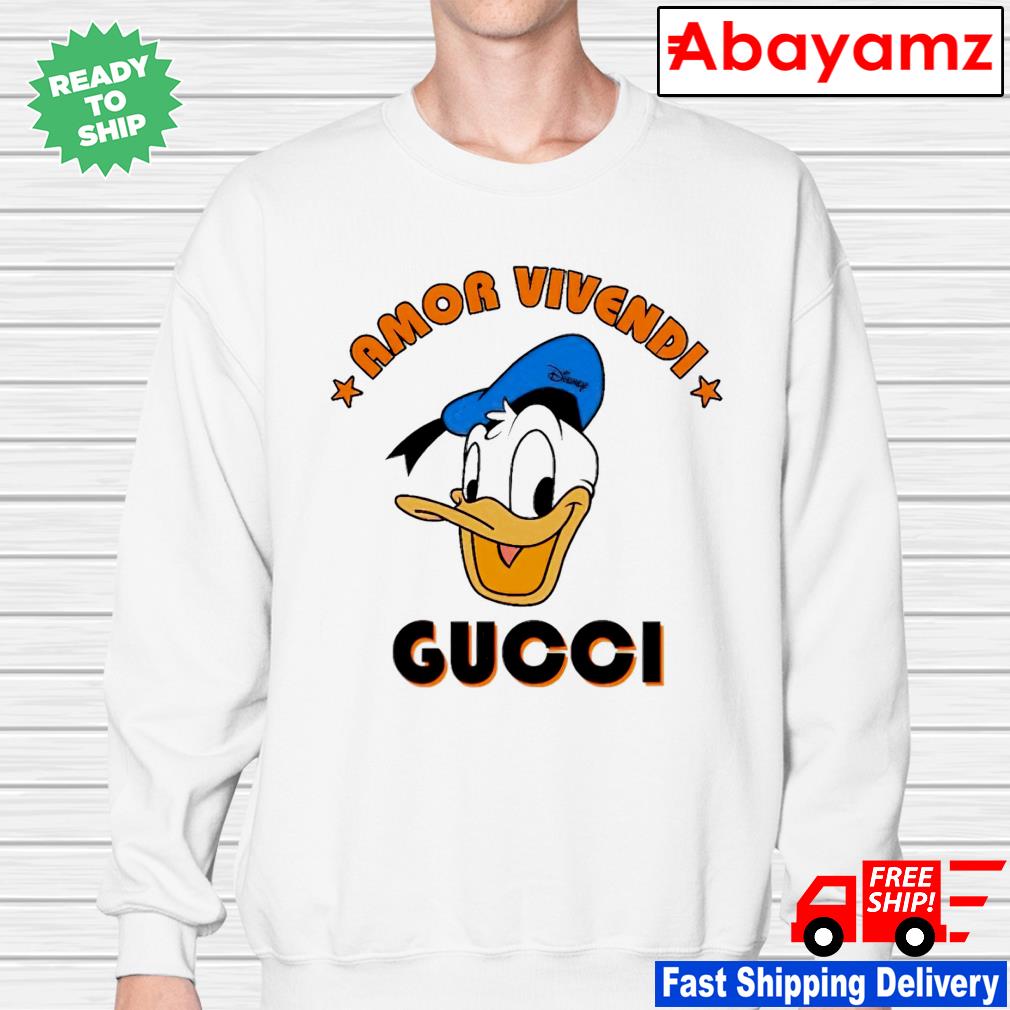 Gucci Donald Duck Amor Vivendi shirt, hoodie, sweater, long sleeve