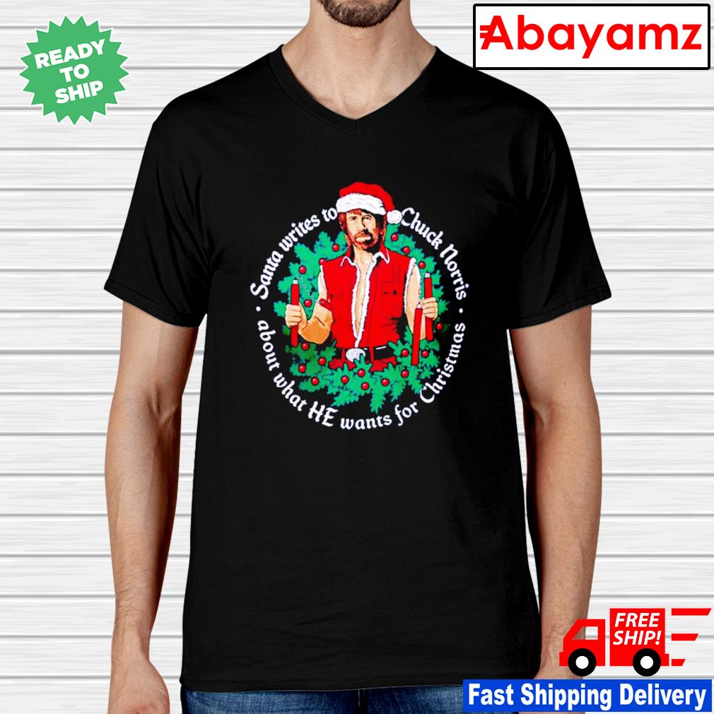 chuck norris christmas shirt