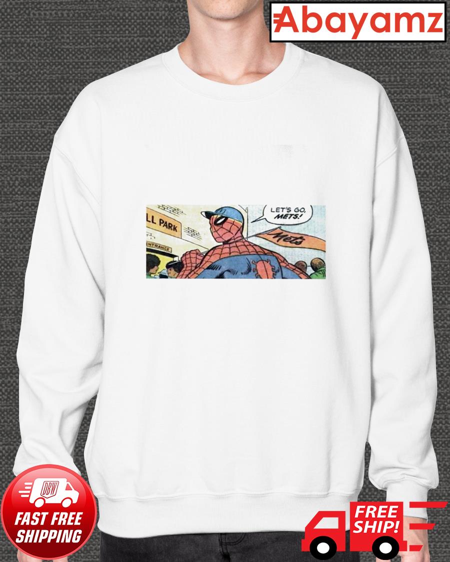 Spider-Man lets go mets shirt, hoodie, sweater, long sleeve and