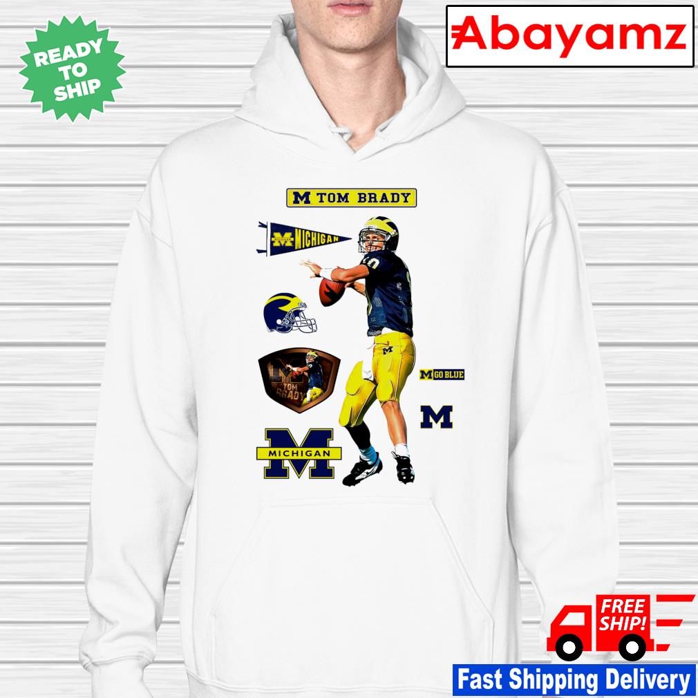 Tom Brady Michigan Wolverines Fathead T-shirt, hoodie, sweater