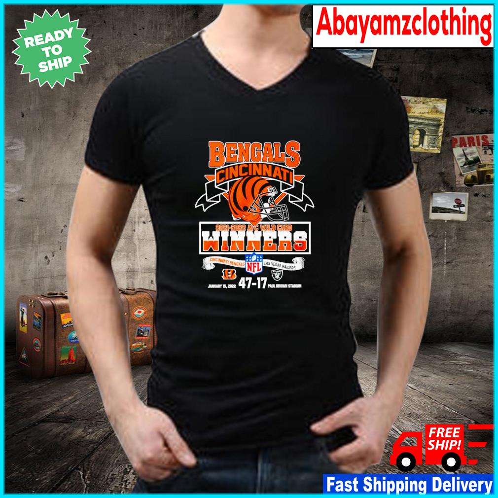 Cincinnati Bengals 2021 2022 AFC Super Wild Card Winners Shirt, hoodie,  sweater, long sleeve and tank top