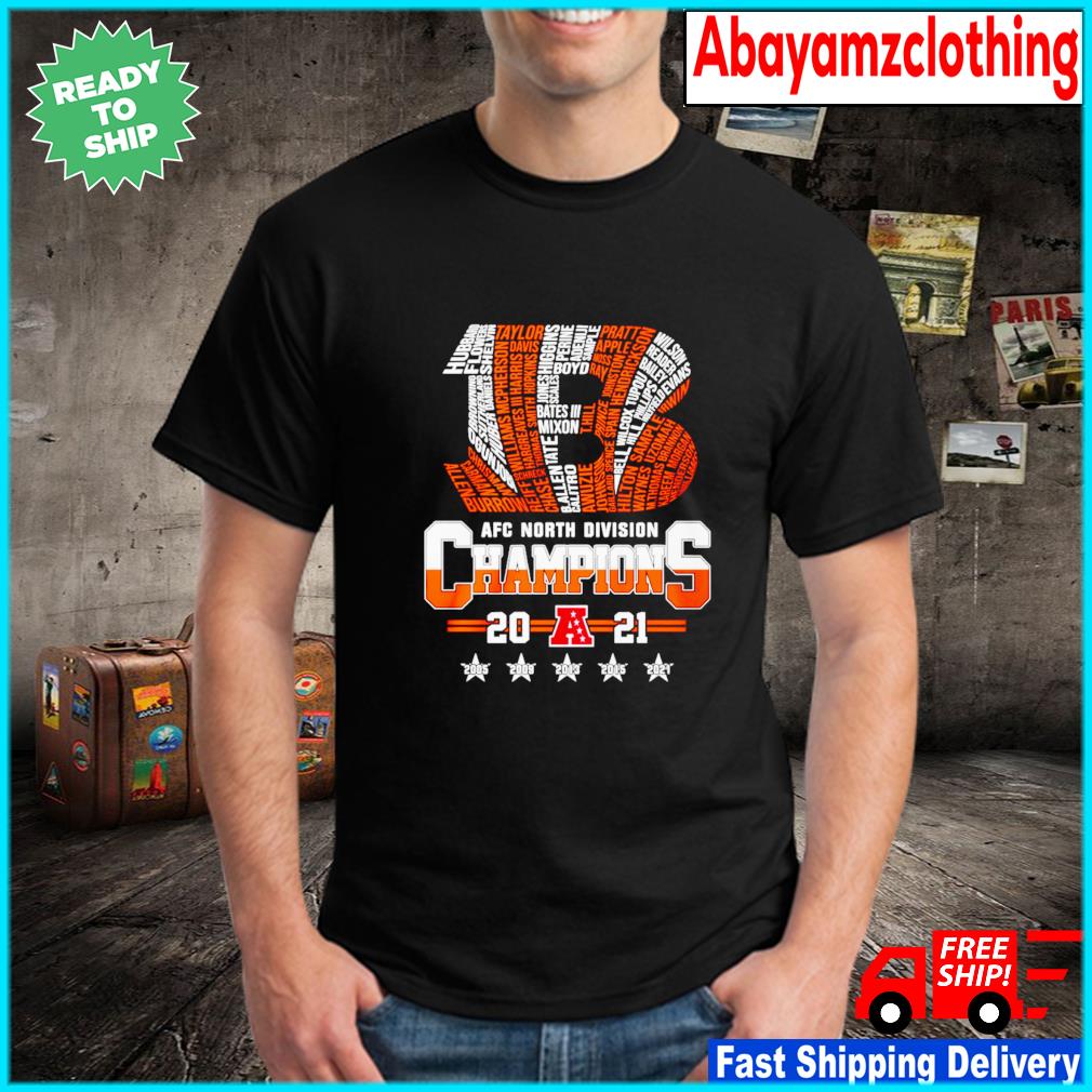 Cincinnati Bengals AFC North Division Champions 2005-2021 Shirt