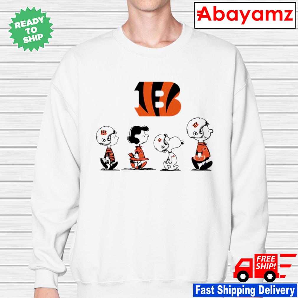 Cincinnati Bengals Snoopy and Charlie Brown Peanuts shirt, hoodie, sweater,  long sleeve and tank top