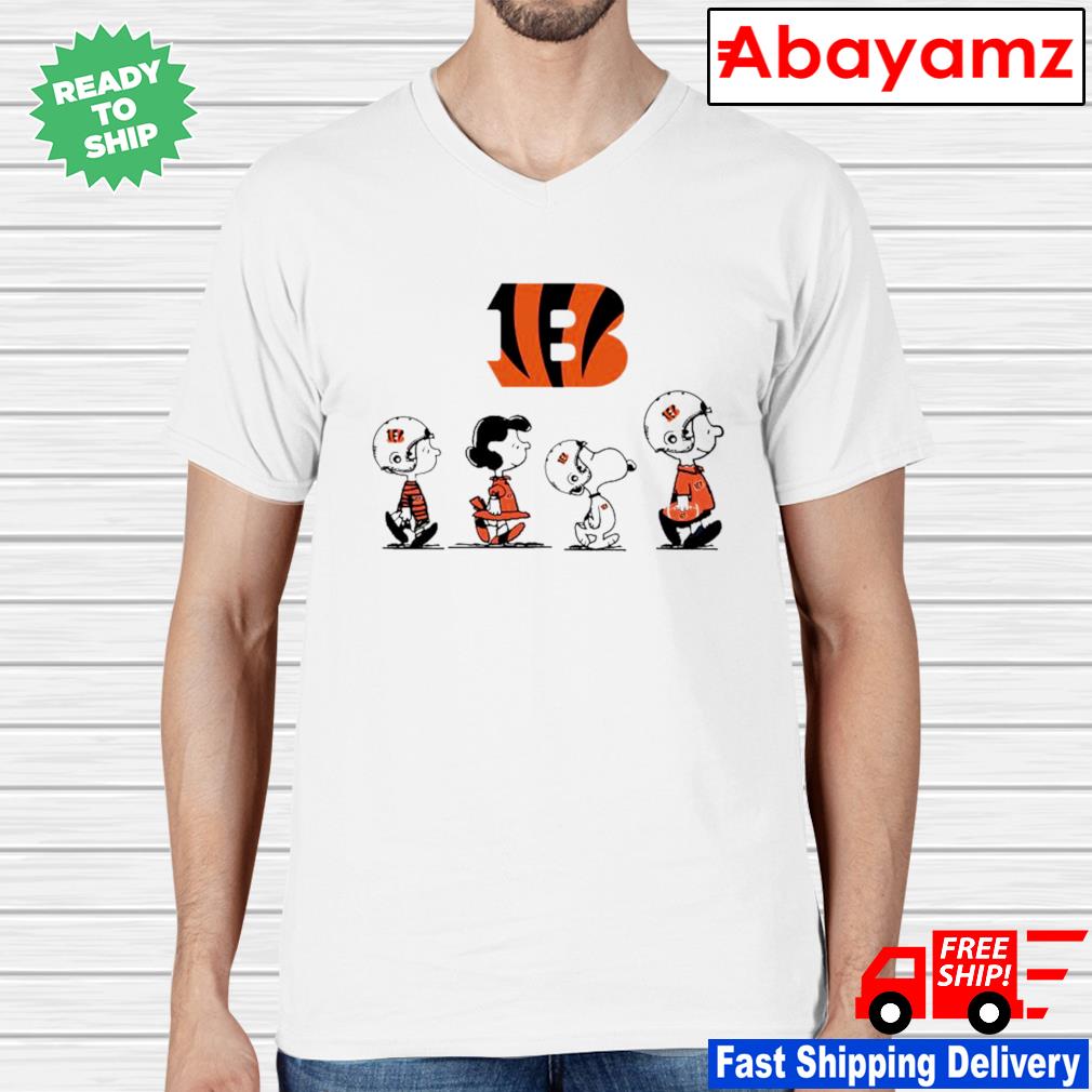 Cincinnati Bengals Snoopy and Charlie Brown Peanuts shirt, hoodie, sweater,  long sleeve and tank top