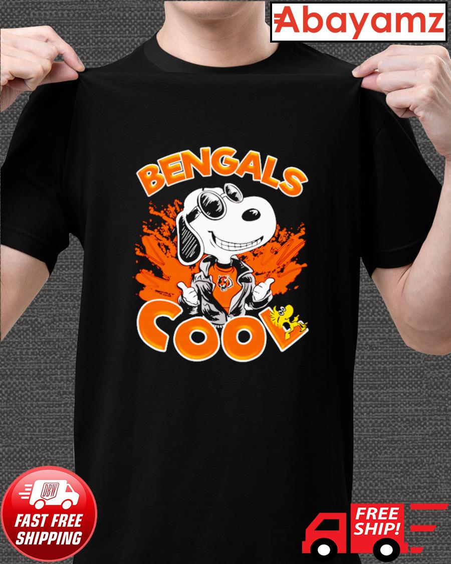 Cincinnati Bengals Snoopy Joe Cool We're Awesome t-shirt, hoodie, sweater,  long sleeve and tank top