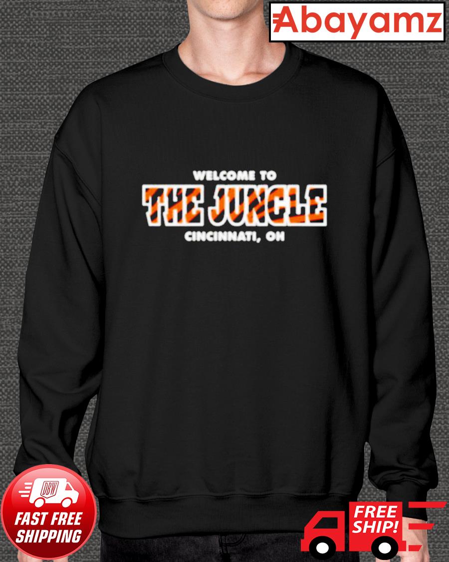 Cincinnati bengals nike women's welcome to the jungle shirt, hoodie, sweater,  long sleeve and tank top