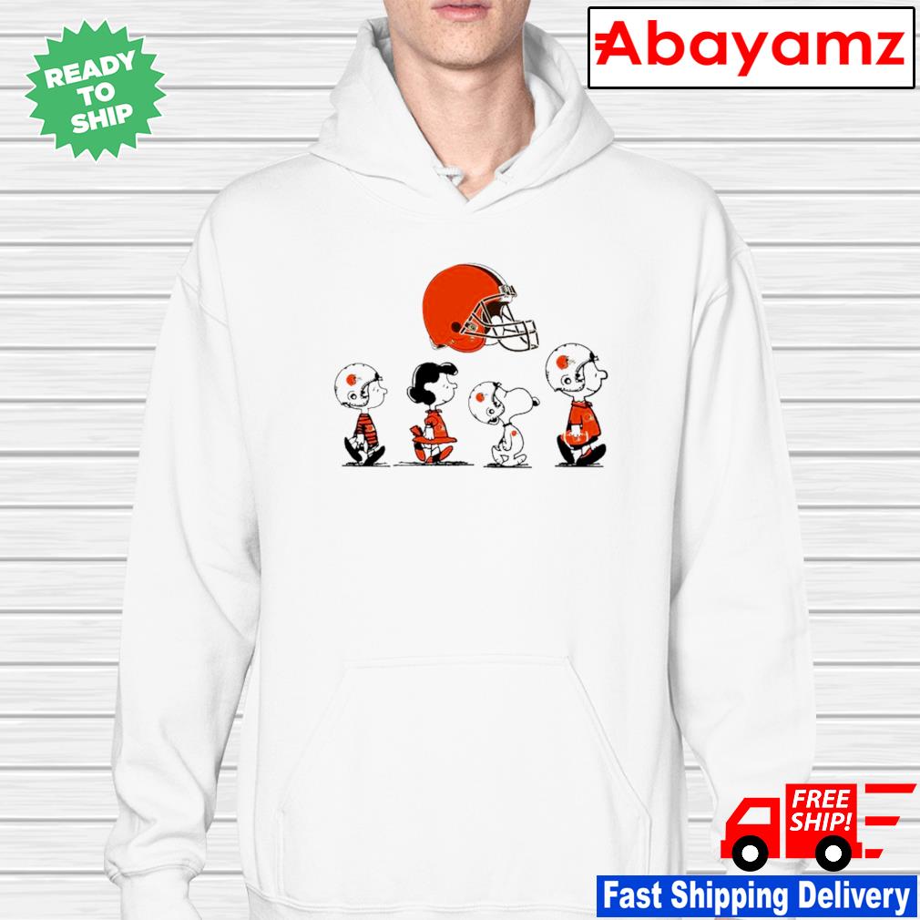 Cleveland Browns Snoopy and Charlie Brown Peanuts shirt, hoodie