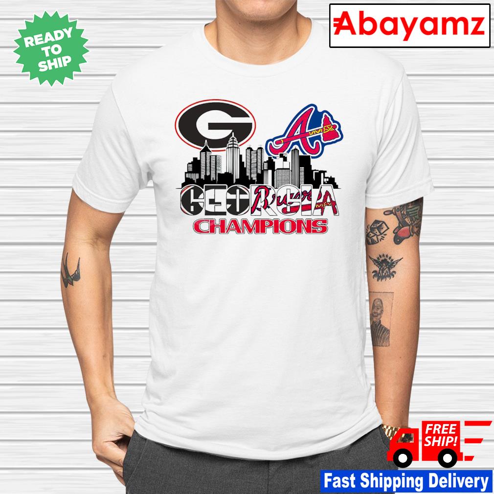 Georgia Bulldogs Atlanta Braves Champions shirt, hoodie, sweater