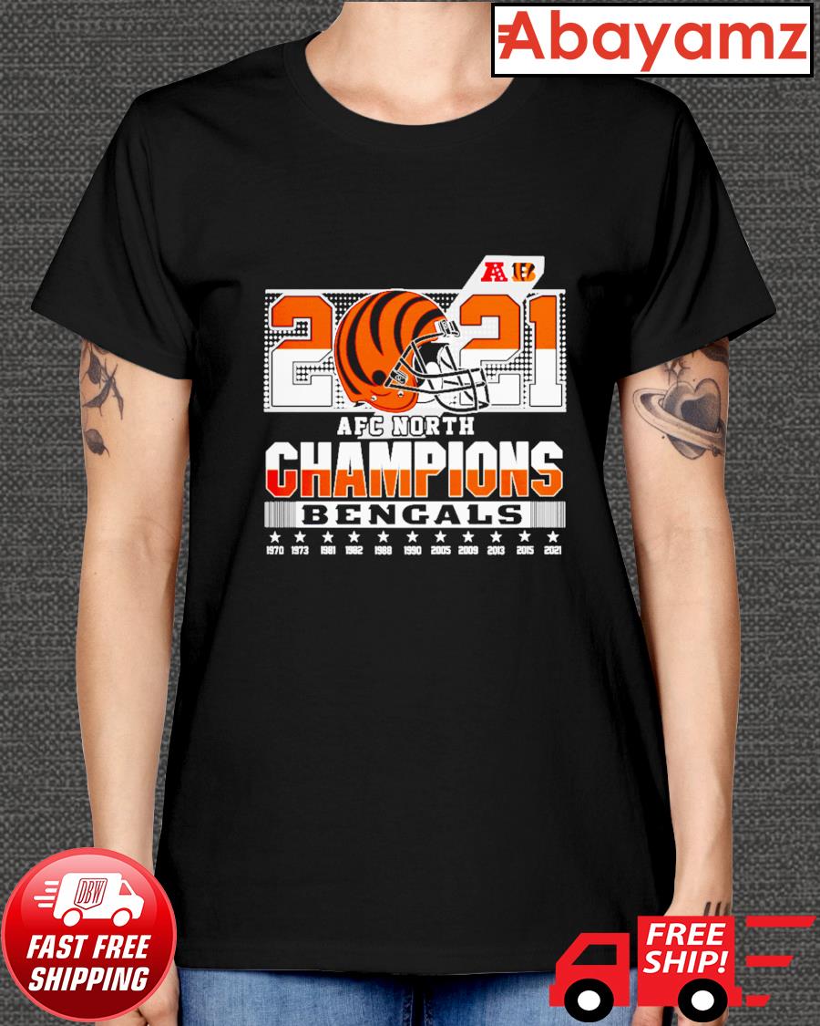 Buy Cincinnati Bengals afc north champs shirt For Free Shipping