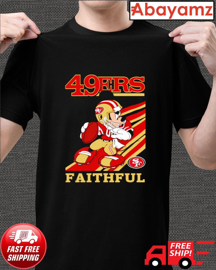 I Love The 49ers Mickey Mouse San Francisco 49ers Youth T-Shirt 