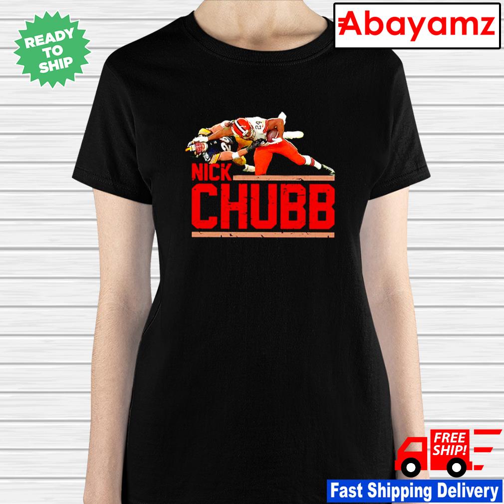 nick chubb hoodie jersey