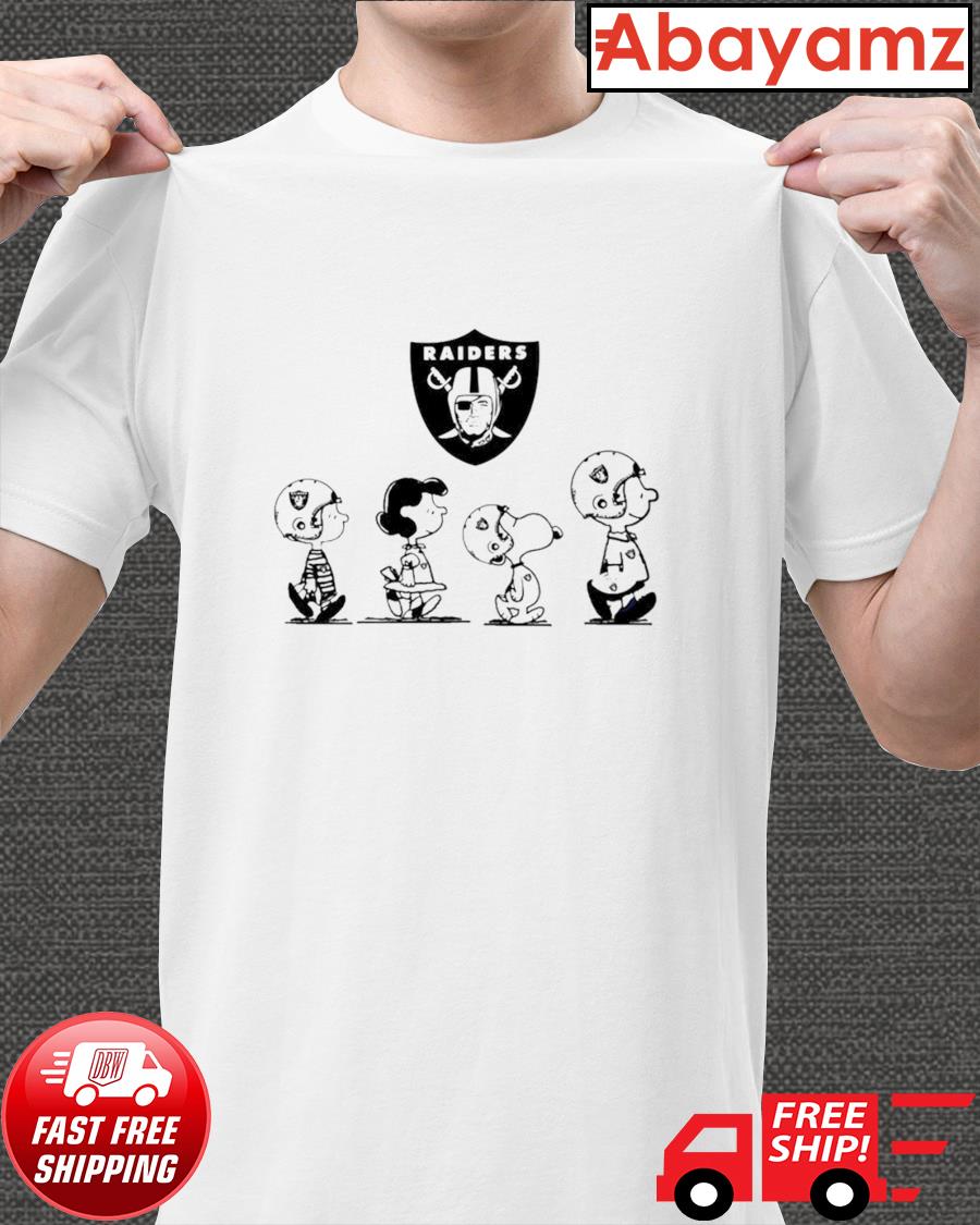 Las Vegas Raiders Snoopy NFL Shirt - High-Quality Printed Brand