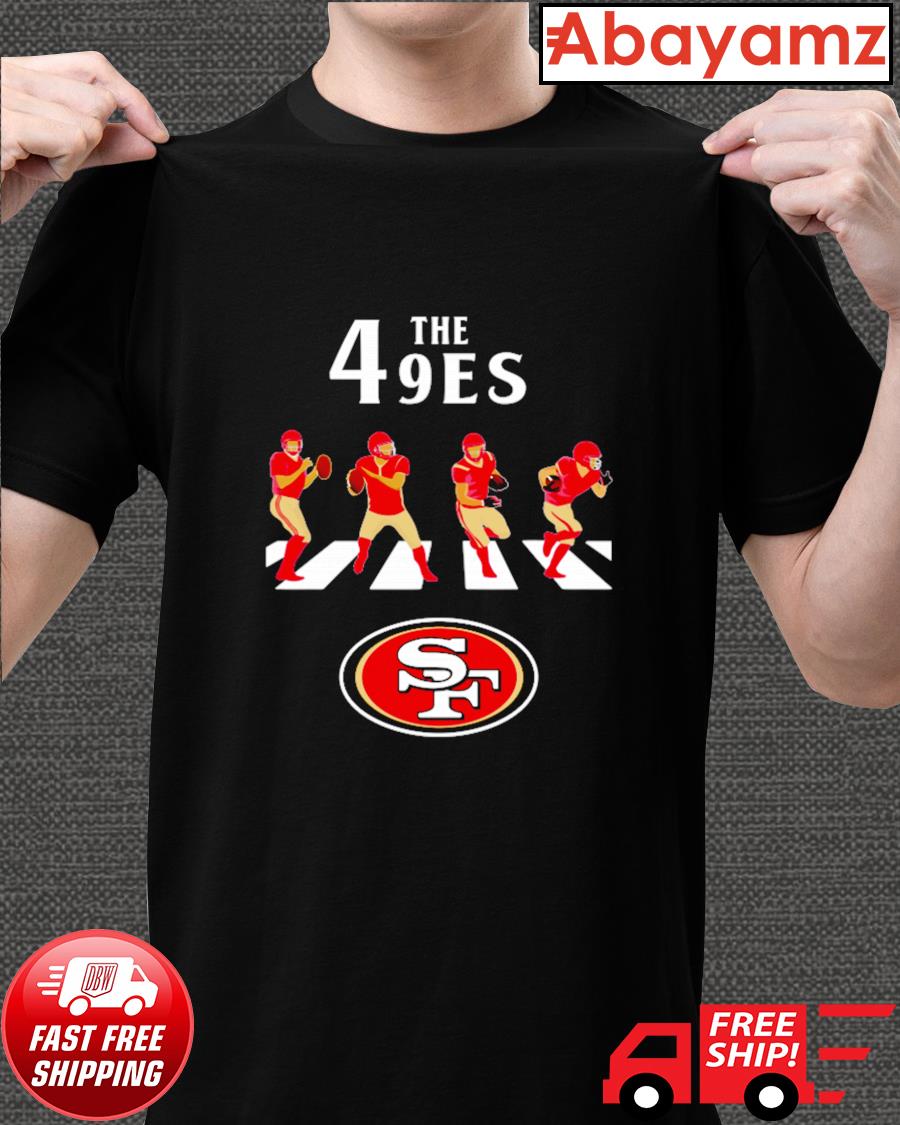 NFL San Francisco 49ers The Beatle Abbey Road Walk T-Shirt - Rookbrand