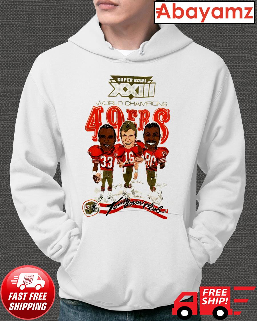 San Francisco 49ers Vintage Joe Montana Jerry Rice Super Bowl World  Champions t-shirt, hoodie, sweater, long sleeve and tank top