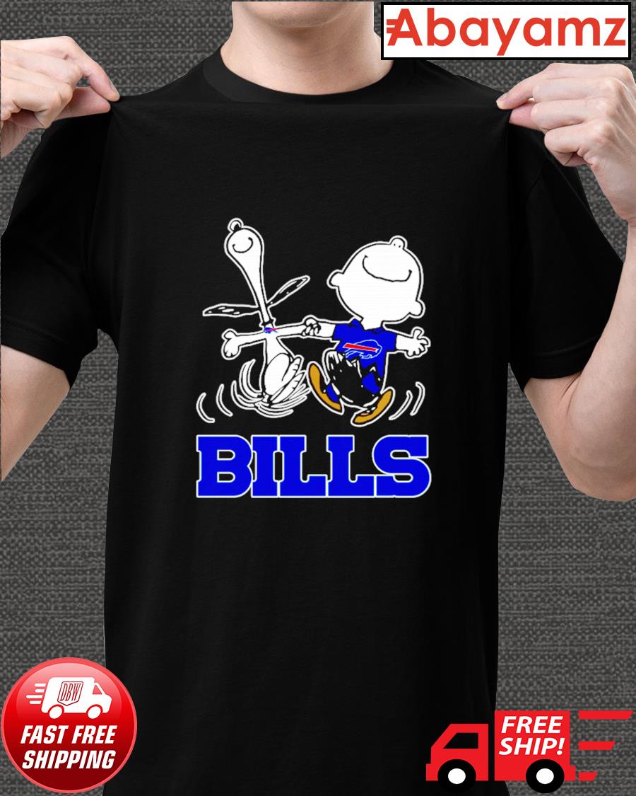 Snoopy And Charlie Brown Happy Buffalo Bills NFL - Rookbrand