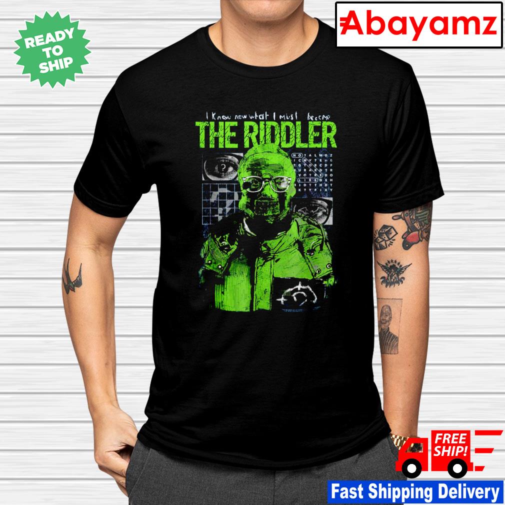 the riddler t shirt