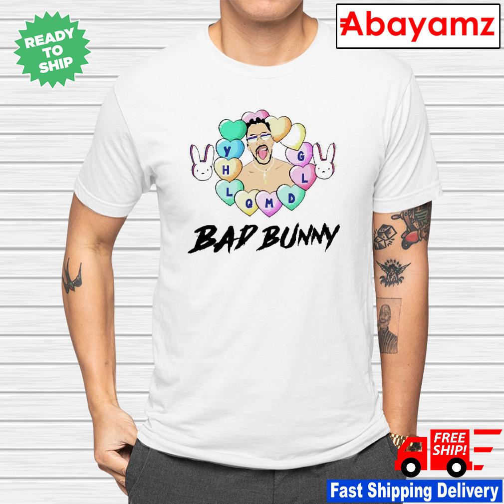 YHLQMDLG Bad Bunny T-Shirt -  YHLQMDLG Bad Bunny