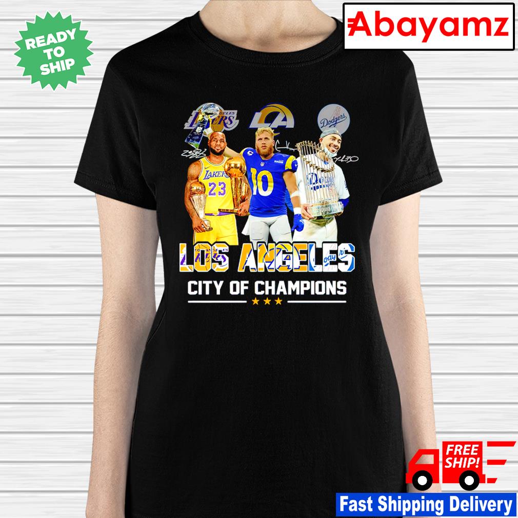 Kupp and Bryants and Betts Los Angeles Rams Los Angeles Lakers Los