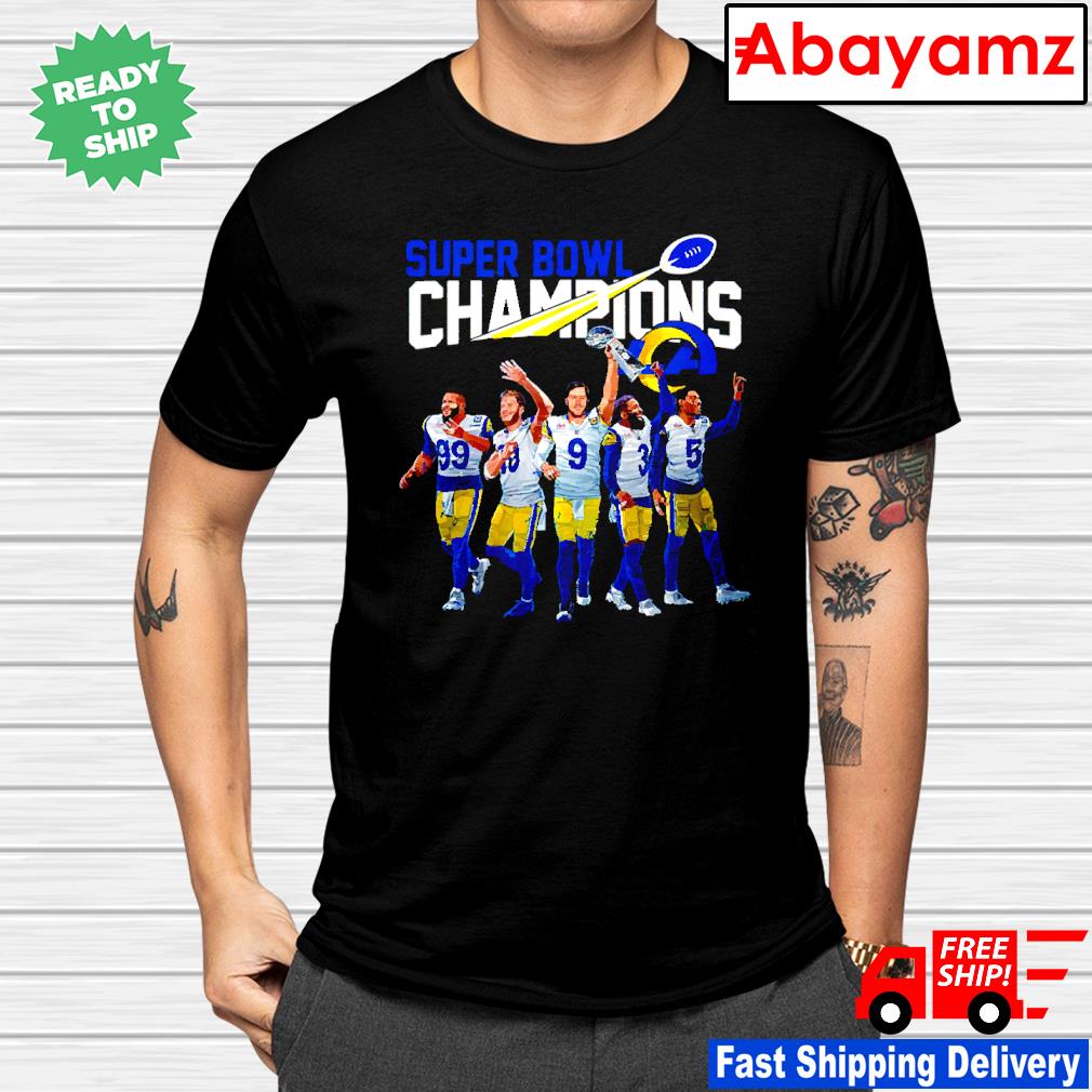 Los Angeles Rams 2022 Super Bowl Champions T-Shirt - Hersmiles