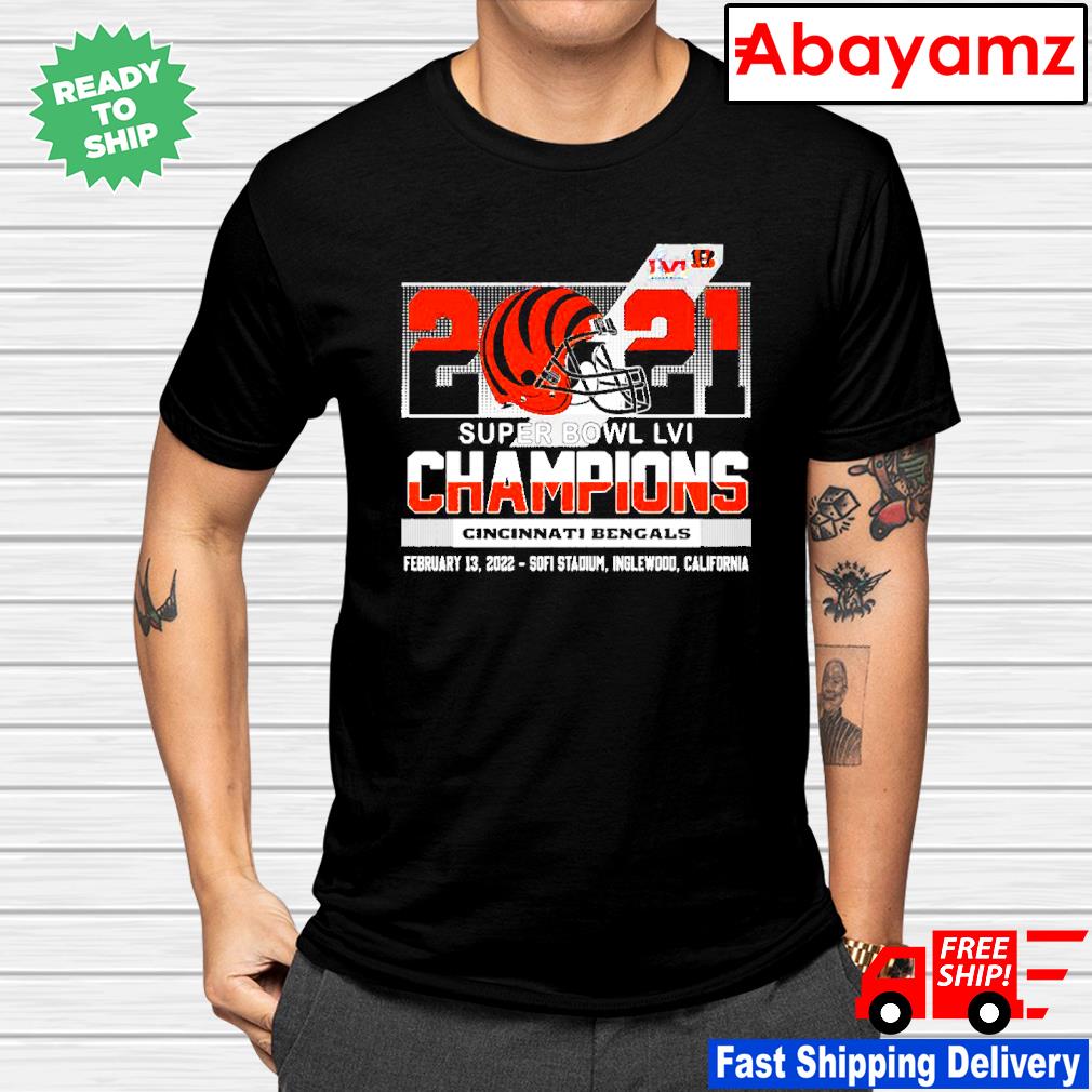 Cincinnati Bengals LVI Super Bowl 2022 Champions T-Shirt, hoodie, sweater,  long sleeve and tank top