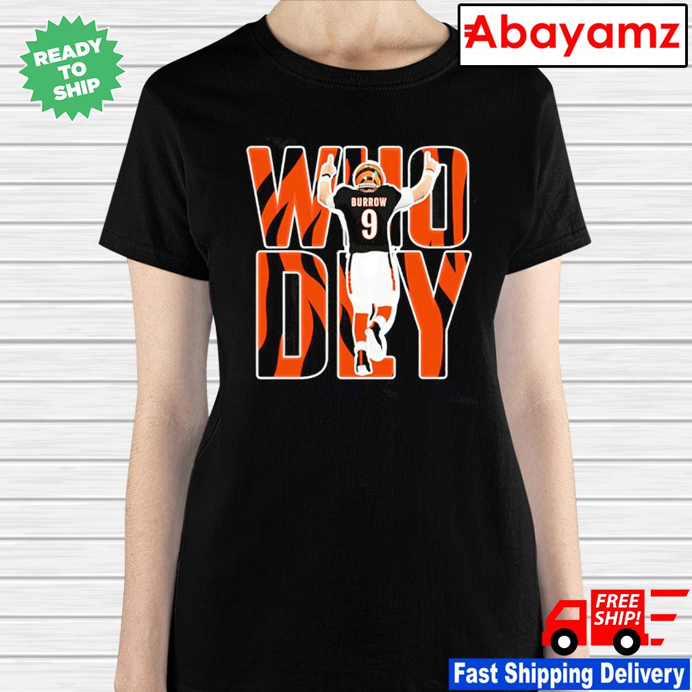 Official Who Dey Cincinnati Bengals Joe Burrow shirt, hoodie, sweater, long  sleeve and tank top