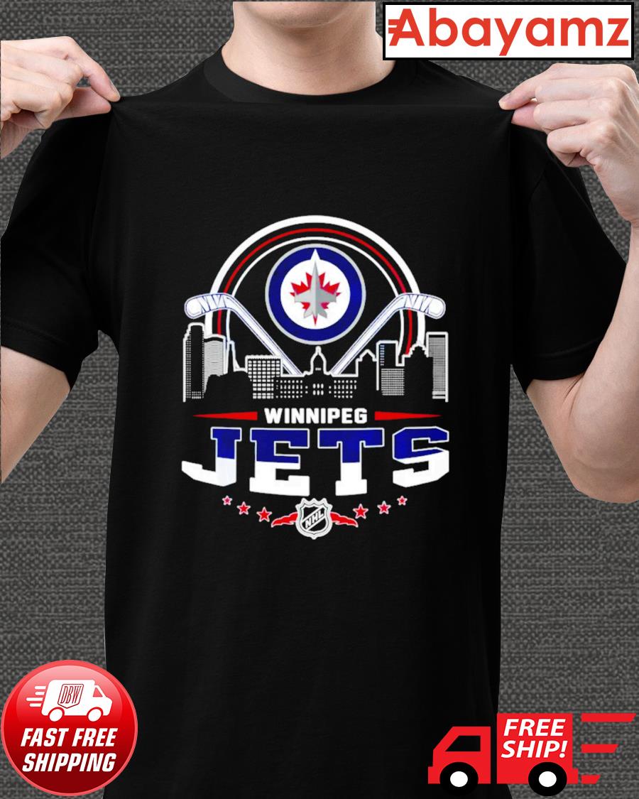 Winnipeg Jets NHL City Skyline Shirt - Heaven Shirt