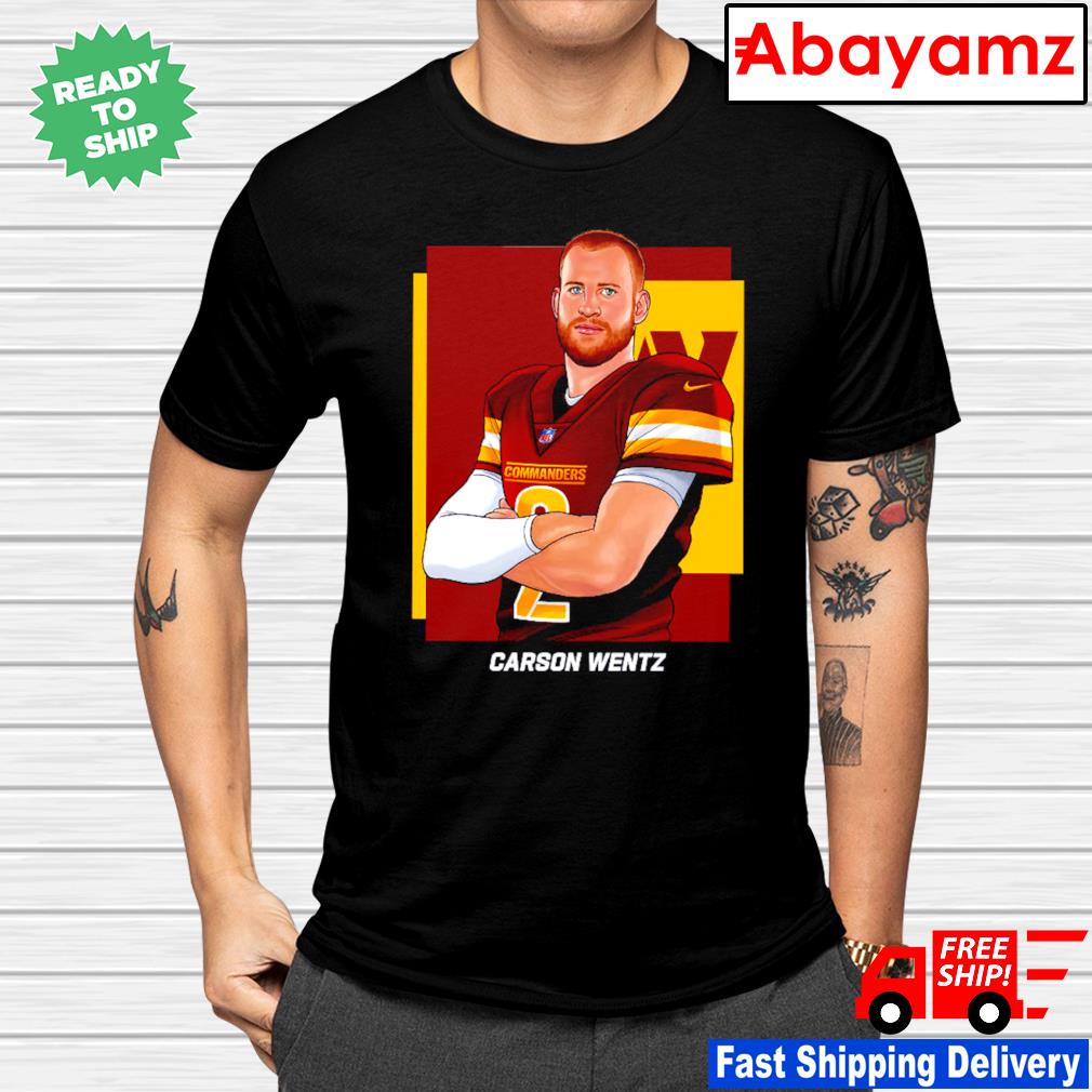 Commander Carson Wentz Washington Commanders T-shirt