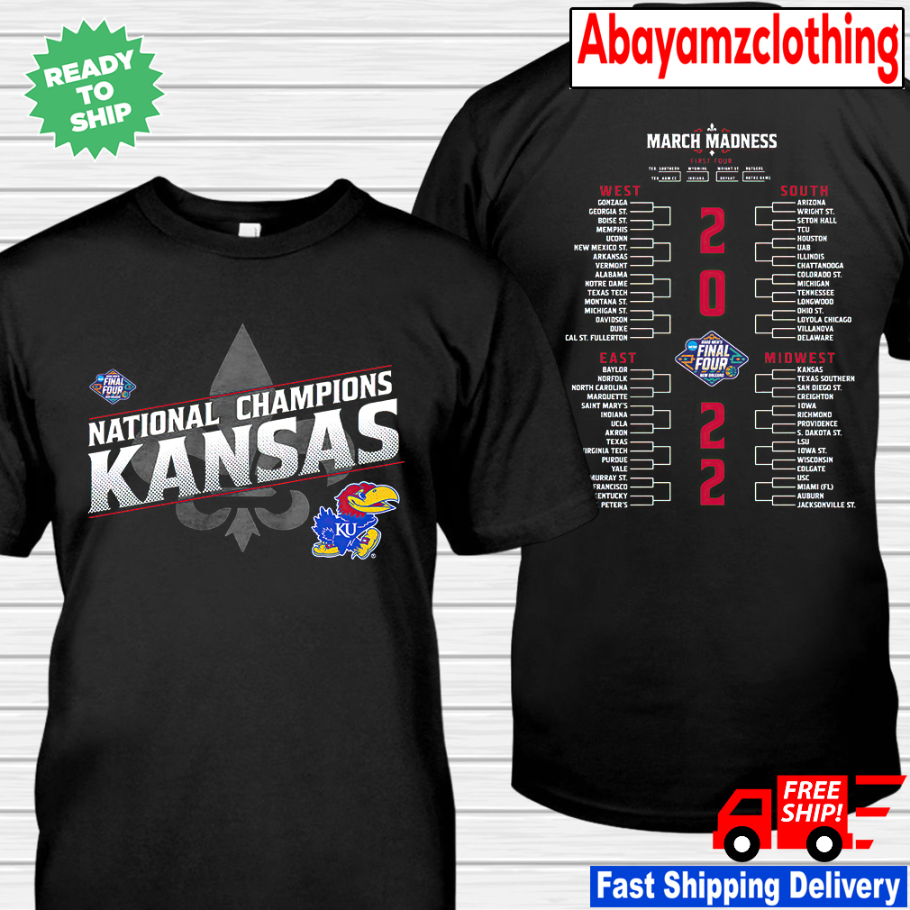 March madness champions kansas ncaa men's basketball championship shirt,  hoodie, sweater and long sleeve