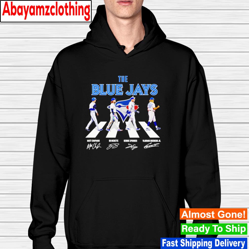 The Blue Jays Abbey road signatures shirt, hoodie, sweater, long