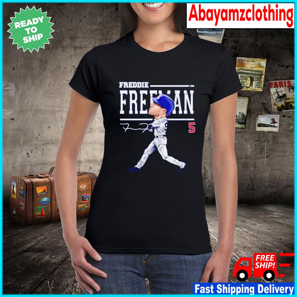 Freddie Freeman Shirt - Freddie Freeman Los Angeles D Cartoon 