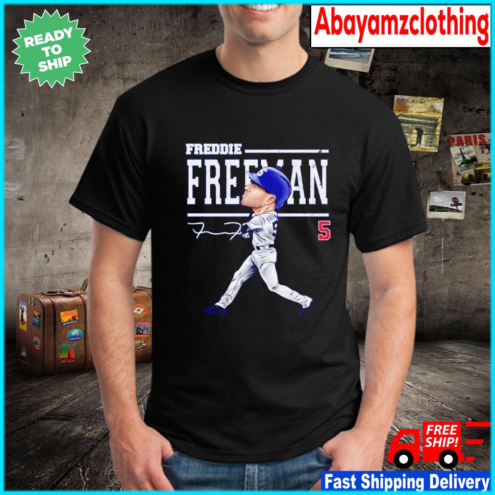 Freddie Freeman Shirt - Freddie Freeman Los Angeles D Cartoon 