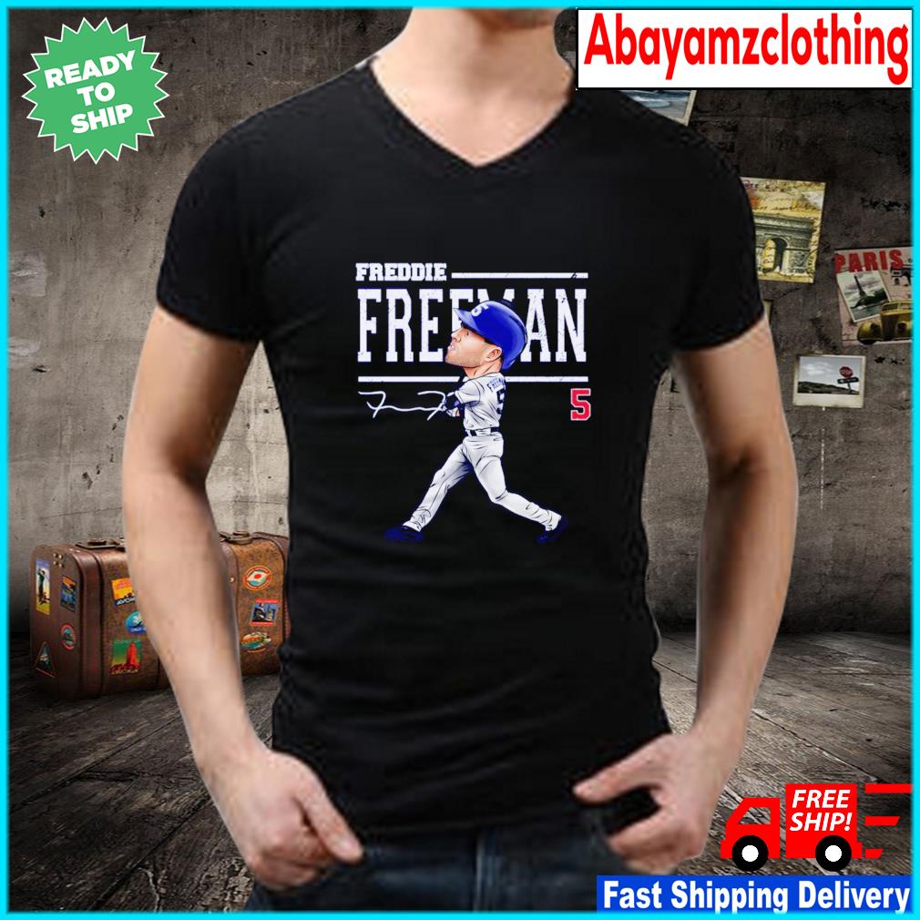  Freddie Freeman Kids Shirt - Freddie Freeman Los Angeles D  Cartoon: Clothing, Shoes & Jewelry