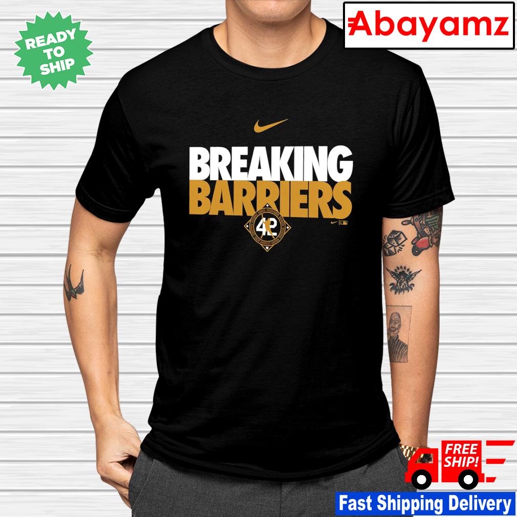 Breaking barriers 42 shirt, hoodie, sweater, long sleeve and tank top