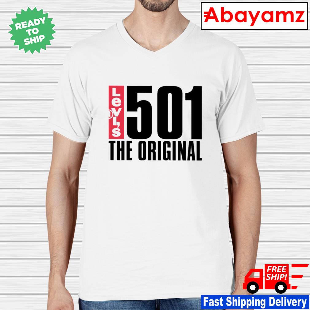 levi's 501 original t shirt