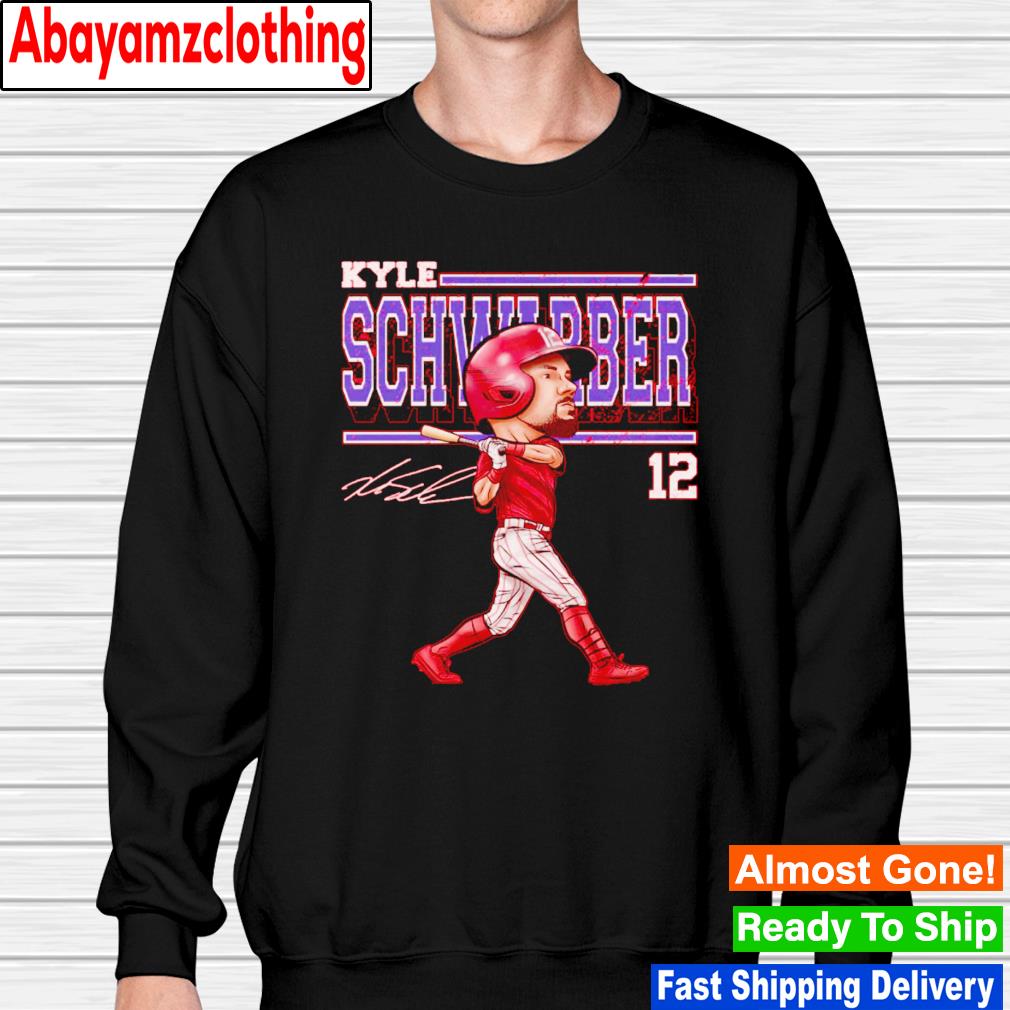 Kyle Schwarber caricature Philadelphia Phillies shirt, hoodie, sweater,  long sleeve and tank top