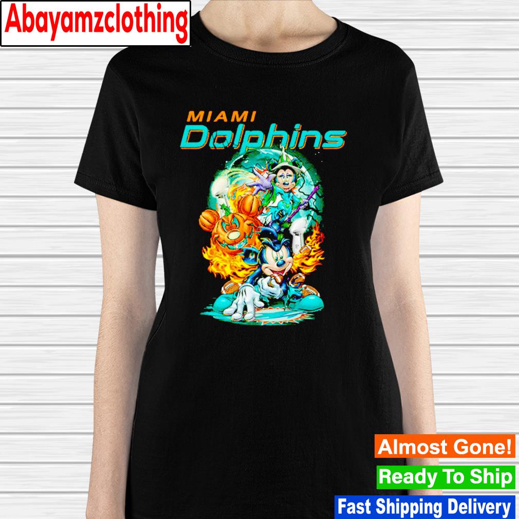 I Love The Dolphins Mickey Mouse Miami Dolphins T-Shirt - T-shirts