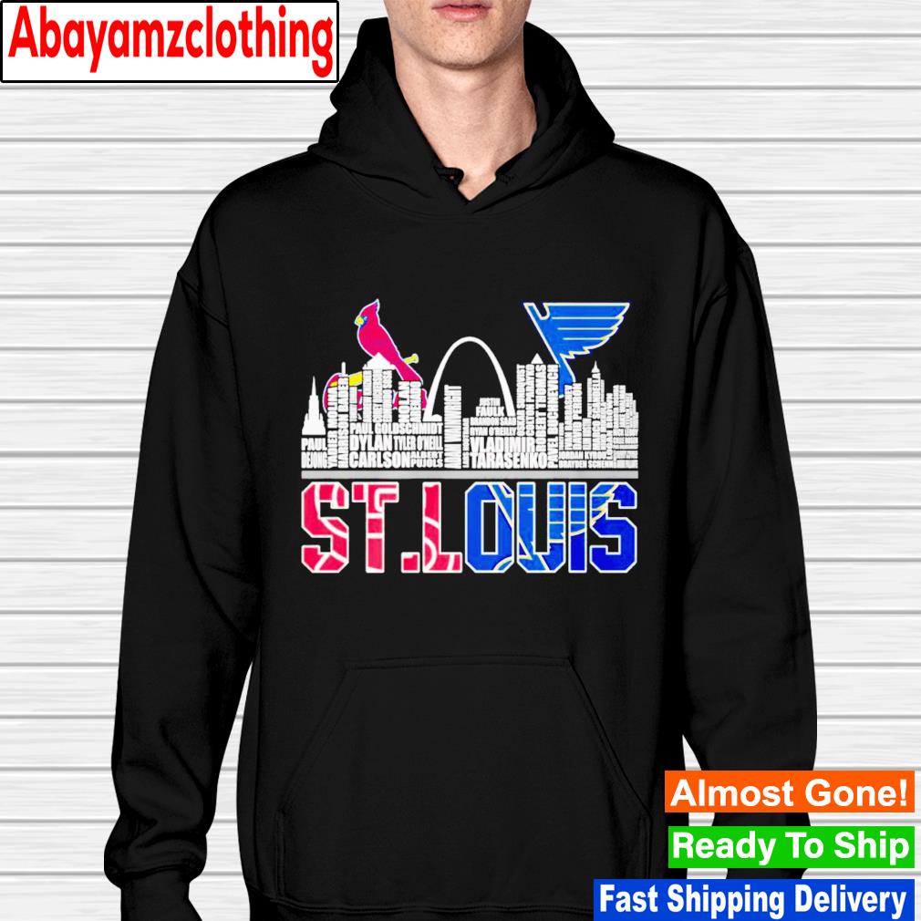 St Louis City St Louis Cardinals and St Louis Blues shirt, hoodie