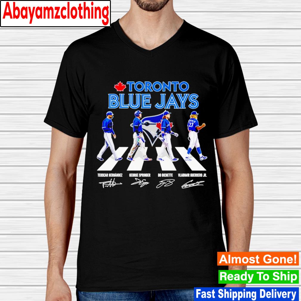 Toronto Blue Jays players Abbey Road sigantures shirt, hoodie