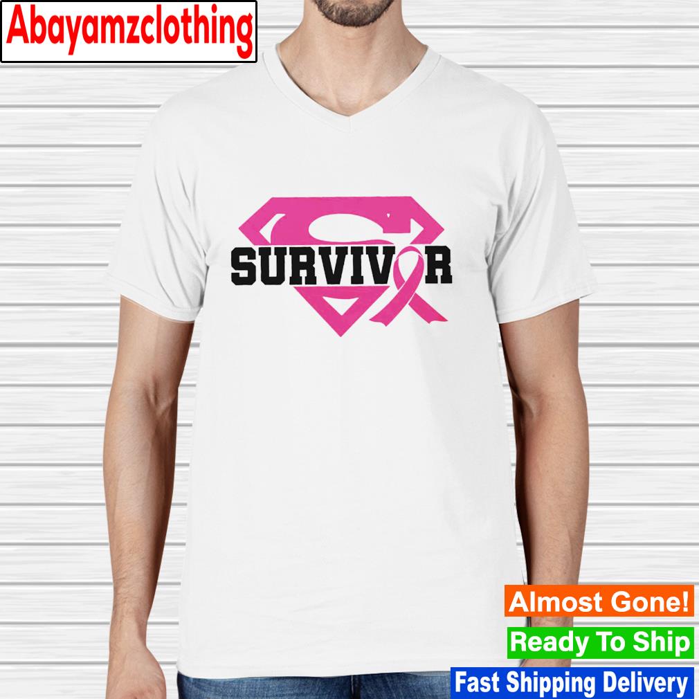 superwoman breast cancer shirt