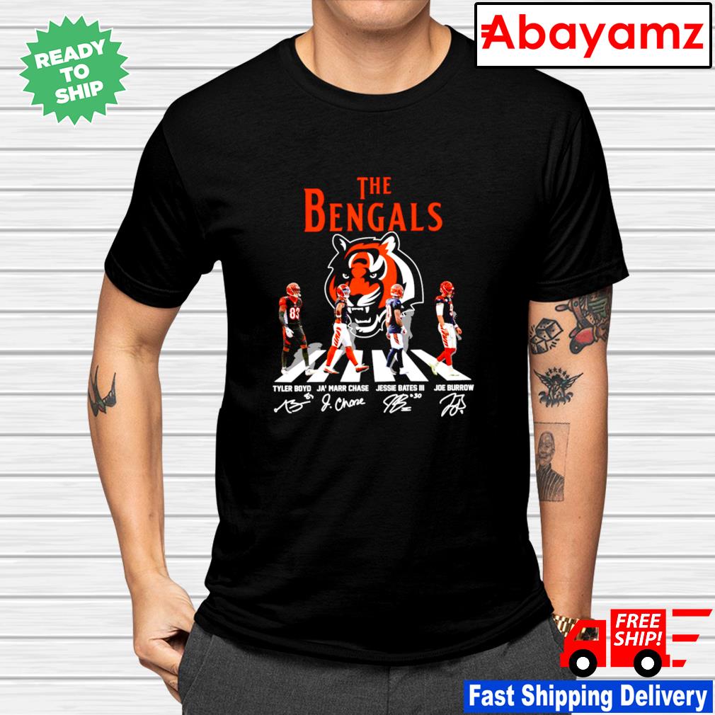 The Bengals Team Abbey Road 2022 Signatures Shirt - Tentenshirts