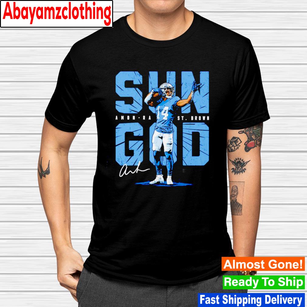 Amon-Ra St Brown Detroit Sun God T Shirt