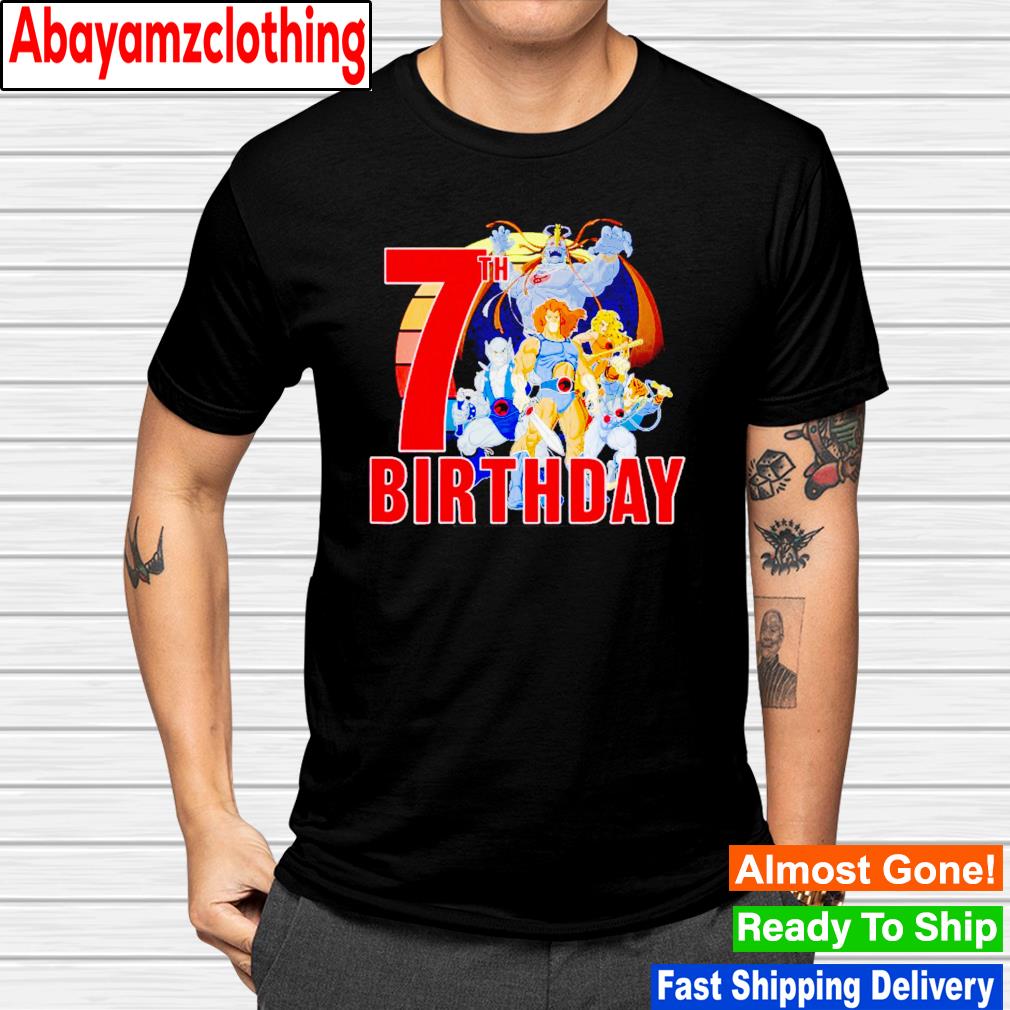 Kids Thundercats Happy 7Th Birthday shirt