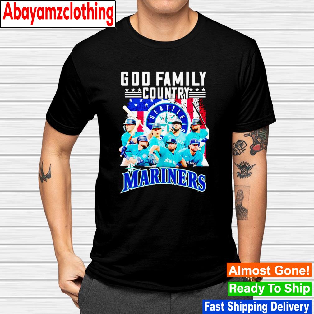 God family country Seattle Mariners shirt