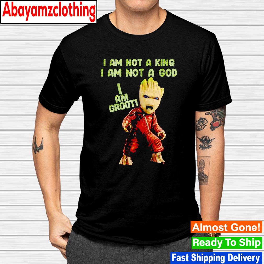 I am not a king i am not a God i am Groot shirt